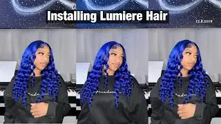 Installing My Blue Wig (Lumiere Hair)