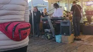 DOOR JAMZ WITH ERNIE RODRIGUEZ SITTING @ DOCKSIDE IN MORRO BAY CA...
