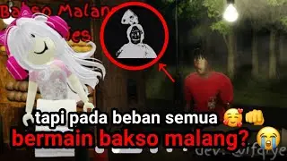 BERMAIN BAKSO MALANG🤩 || JUDUL HOROR👻 #fyppppppppppツ #roblox #game #viral