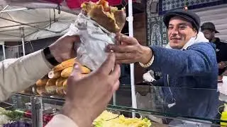 أكل الشوارع ليلة العيد باب الخضراء تونس tunisia