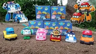 UNBOXING Robocar Poli, Roy, Helly, Mark, Bucky, Amber, Poli, Toys Collection For Kids