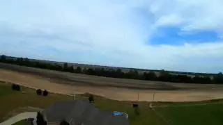 QAV250 FPV Quad Racing around dad's house.