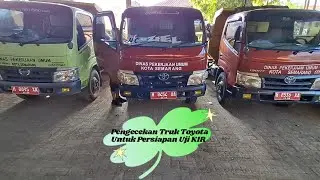 Pengecekan Truk Toyota Untuk Persiapan Uji KIR 24 Juli 2025 ke-2