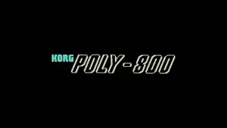 DEMO: 4 Minutes of Sounds - Korg Poly-800 with mods feat. Julius Rodriguez