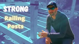 Установка системы перил STRONG для палубы