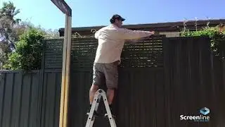Outdoor Oasis: Creating Paradise with Screenline #diy #privacyfence #diyfence #home #securityfence