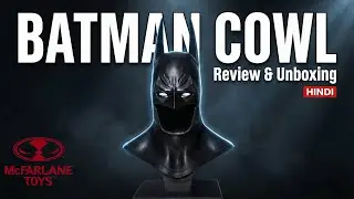 Asli Batman Wali Feeling! 🦇 McFarlane Arkham Asylum Batman Cowl Unboxing