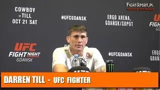 Darren Till after fight on UFC Fight Night 118 in Gdansk