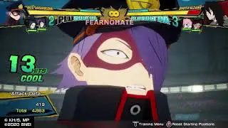 Seiji Shishikura Combos My Hero One's Justice 2