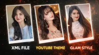 🎬 XML Slideshow Theme | Stylish YouTube Photo Edit #xmlfile #trending #videoediting LinkedIn box 🥹⚡