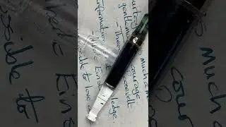Writing Wed 23 Nov Moonman - MaJohn S5 and Diamine Yuletide #shorts