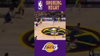 AD with the Block..Lebron in Transition #NBA #NBaopeningnight #nbaontnt #lebronjames #anthonydavis