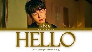 CHEN - 'HELLO' (안녕) Lyrics (Color Coded/Han/Rom/Eng)