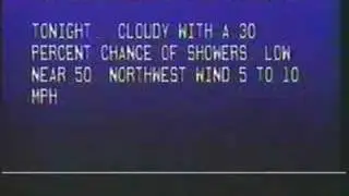 TWC Local Forecast & Radar Sept 1987