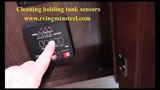 How to clean holding tank sensors
