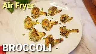 Air Fryer Malai Broccoli 🥦🧀 Tandoori Broccoli Recipe, Easy Creamy Broccoli Tikka, Cheesy Broccoli 😊