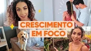 QUANTO MEU CABELO CRESCEU EM 1 MÊS? | PROJETO RAPUNZEL + VLOG DA SEMANA