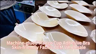 Mango style Adhesive Bra Uniform Machine Gluing No Overflow Bra OEM Supplier