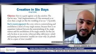 Does Evolutionary Creation Contradict Creation In One Stroke? by Shayk Usman Ali