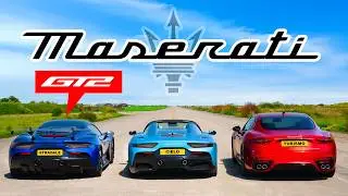 New GT2 v EVERY Maserati: DRAG RACE