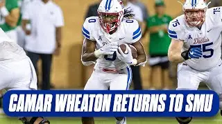 Camar Wheaton returns to SMU Football | Moochie Dixon shines | JaQwondis Burns nabs interception