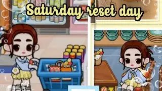 Saturday reset,hotpot, grocery shopping and a bit of ASMR,||Game world life story 