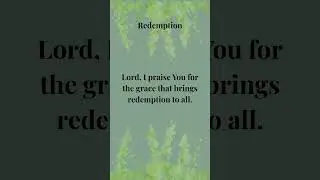 ✝️ Scriptures on Redemption | Bible Verses About Freedom Through Christ
