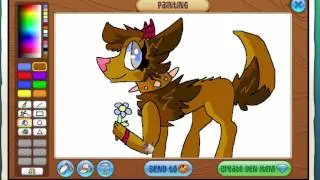 Animal Jam Art Studio #1: Ferret Draws Dino!
