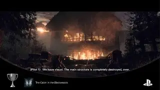 Until Dawn - Silver Trophy / The Cabin in the Blackwoods (PS5) #ps5trophy #trophyhunter
