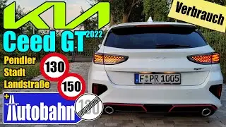 Real-Verbrauch Kia Ceed GT DCT7 (204 PS) MJ 2022 - Pendler Stadt Landstra&szlig;e Autobahn WLTP Berechnung