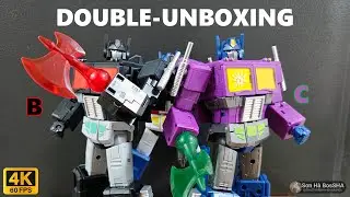 Double-Unboxing: AS08B + AS08C &ndash; Nemesis Prime and Shattered Glass Prime in One Shot! AS08 LIMITED