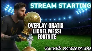 🎁 OVERLAY GRATIS || Lionel Messi Skin FORTNITE 🎁