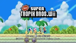 New Super Tropix Bros.Wii #1 Walkthrough 100%