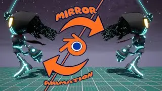 How to Quickly Mirror Animations Blender 3.6