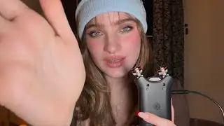 Mouth Sounds and Tingly Hand Movements😴 *Tascam mic* ASMR