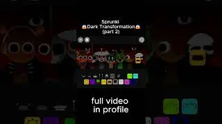 Sprunki Dark Transformation &ndash; Part 2 😱#shorts #sprunki #gamingshorts #viral #sprunkigame