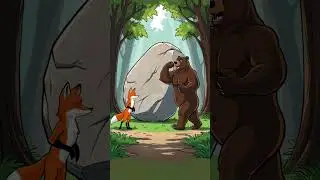 🌟 The Fox and the Bear: A Story of Teamwork and Humility 🦊🐻