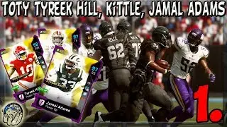 GOD SQUAD! TOTY TYREEK HILL GEORGE KITTLE JAMAL ADAMS 1ST GAME IN MADDEN 19 ULTIMATE TEAM 1