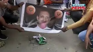 Congress Stages Protest Against Anant Hegde Over His Controversial Remarks On Mahatma Gandhi