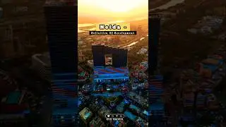 Noida City - Noida City Drone View | Noida Skyline Night View 🌆 #shorts #noida #skyline #cityview