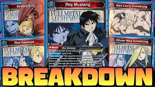 FMA Full Blue Set Breakdown! OP Flame Alchemist + The Armstrong Deck! (Union Arena)