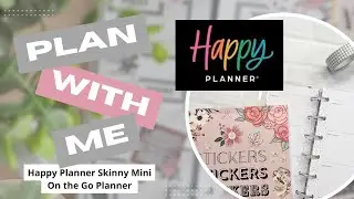 🩶 PLAN WITH ME 🩶 Happy Planner Skinny Mini | On the Go Planner | Skinny Mini | PWM | 01/26/26