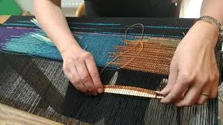 Clasped weft with a patterns switch - CW se změnou vzoru