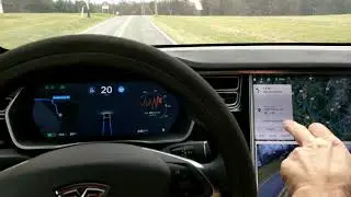 🍑 S Curve | TESLA Self Driving AutoPilot TEST | AP2 2018.42.2 | Vid 028