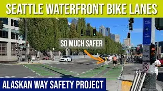 It's Finally Here! Bike Tour of the Alaskan Way Safety Improvements along Seattle Waterfront