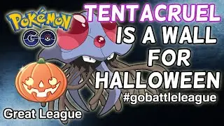 Tentacruel WALLS opponents in Halloween Cup! Feat. Umbreon, Beedrill | Pokemon GO Battle League PVP
