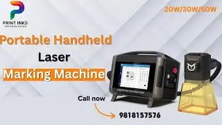 PVC Pipe Laser Marking With Portable Handheld Laser Marking Machine #LaserMarkingMachine