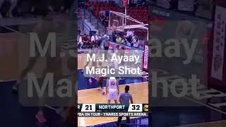 M.J. Ayaay Magic Shot PBA On Tour #pba #pbagametayodito #pbaontour #northport #northportbatangpier
