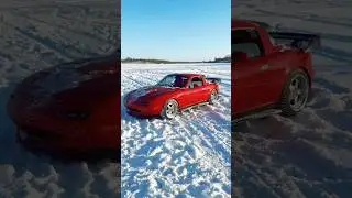 Miata Snow Drifting #drifting #miata