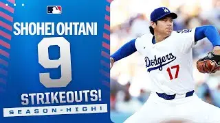 Shohei Ohtani records a SEASON-HIGH 9 STRIKEOUTS! 😤 | 大谷翔平ハイライト